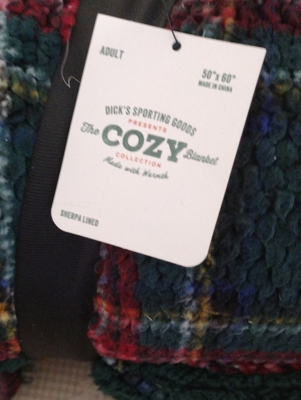 Cozy Plaid Sherpa Throw Blanket Roll 50"x60" - Picture 2 of 3